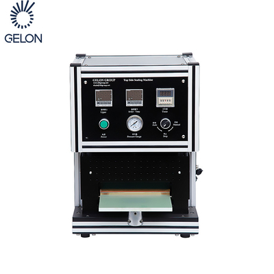 دستگاه آب بندی حرارتی باتری سمت بالا 2kw 0.4 - 0.6MPa تجهیزات مونتاژ سلولی کیسه ای