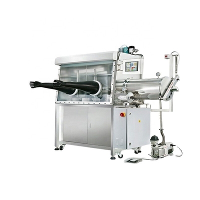 جعبه دستکش خلاء محفظه تک ایستگاه تحقیقاتی باتری H2O O2 کمتر از 1ppm