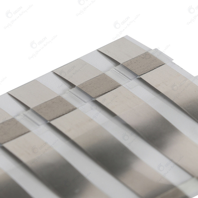 تحقیق در مورد باتری لیتیومی Al / Nickel Tab برای کاتد سلولی کیسه ای و زبانه آند